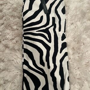 BCBGMaxAzria Monochrome Zebra Pencil Skirt